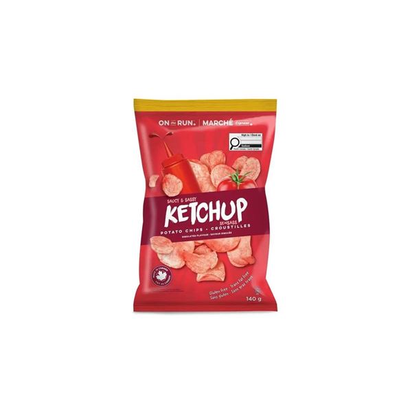 Ketchup-Flavored Potato Chips 12 x 140g