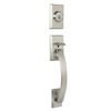 Image 1 : Weiser SmartKey Handleset with Deadbolt and Handle, Satin Nickel Finish