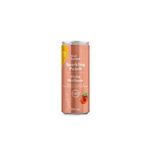 Shell Select Sparkling Peach 285 mL Cans – Lot of 24