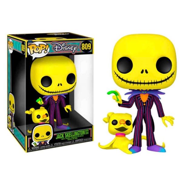 Funko Pop Disney 809 Jack Skellington with Zero Vinyl Figure