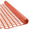 Image 1 : Orange Plastic Fence Mesh – Oval Type, 3.28′ x 49.2′