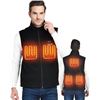 Image 1 : LeapSee Men’s Heated Vest with Zippered Pockets, Model X002ZNPNONN