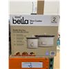 Image 2 : Bella Slow Cooker Set 2-Piece with Dual Temperature Controls