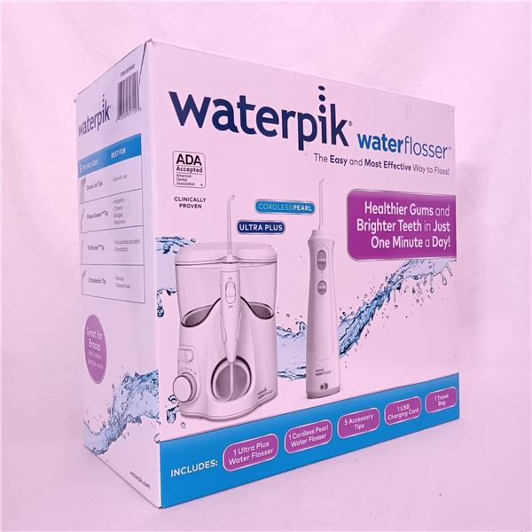 Waterpik Ultra Plus Cordless Pearl Water Flosser Model WP-450