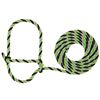 Image 1 : Weaver Leather Breaking Halter 5161 Green and Gray Rope