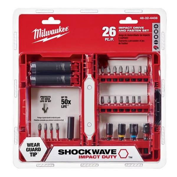 Milwaukee 48-32-4408 26-Piece Shockwave Impact Duty Set