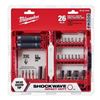 Image 1 : Milwaukee 48-32-4408 26-Piece Shockwave Impact Duty Set
