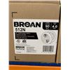Image 2 : Broan 512N 6-Inch Through-Wall Ventilator, 90 CFM, 4.0 Sones LOT OF 3