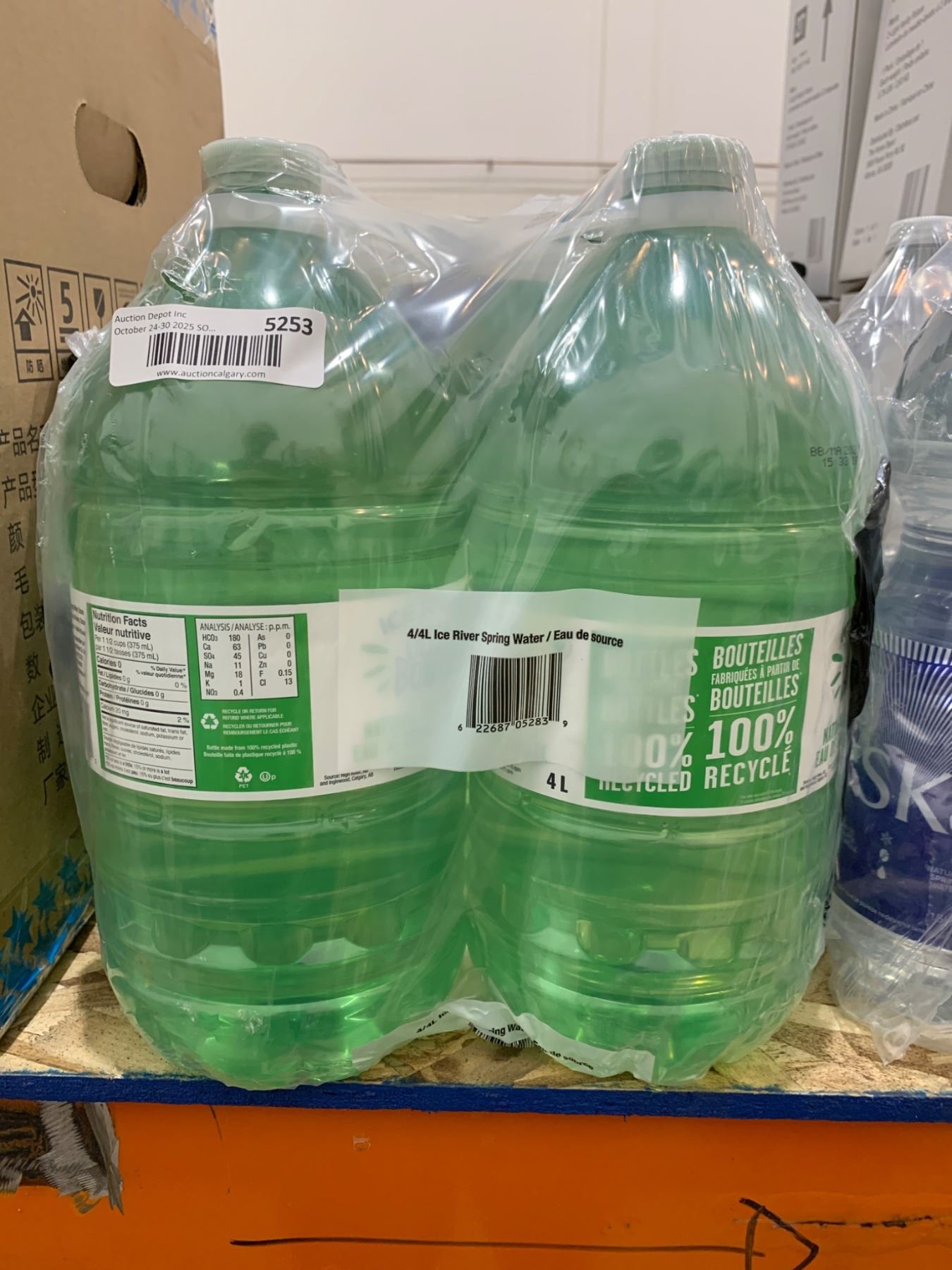 4l Spring Water 4 x 4L Ice River Spring Water Set