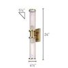 Image 1 : Home Decorators Collection Marta 2-Light Vanity Fixture LOT OF 2