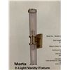 Image 4 : Home Decorators Collection Marta 2-Light Vanity Fixture LOT OF 2