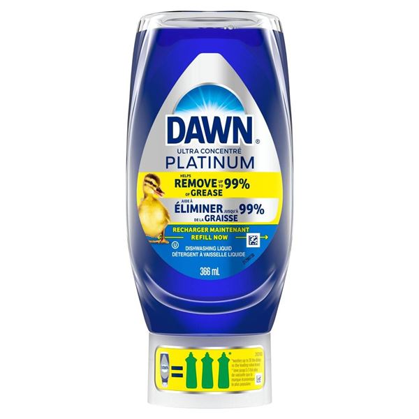 Dawn Ultra Platinum EZ-Squeeze 8 x 366 mL Cleaning Solution