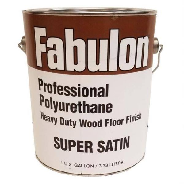 Fabulon Professional Polyurethane Super Satin Heavy Duty Floor Finish, 3 x 1 Quart