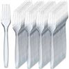 Image 1 : Prestee Perch 300 Clear Plastic Forks, SKU 114200, UPC X002810B9D