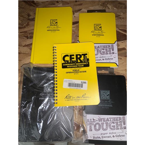 Rite in the Rain Weatherproof Notebooks and CERT Field Operating Guide