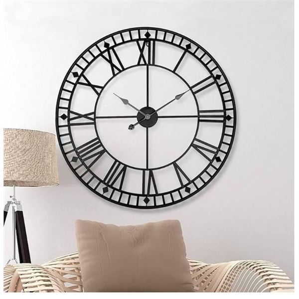 Roman Numeral Wall Clock for Bedroom Decoration, Model X0031UB8SZ