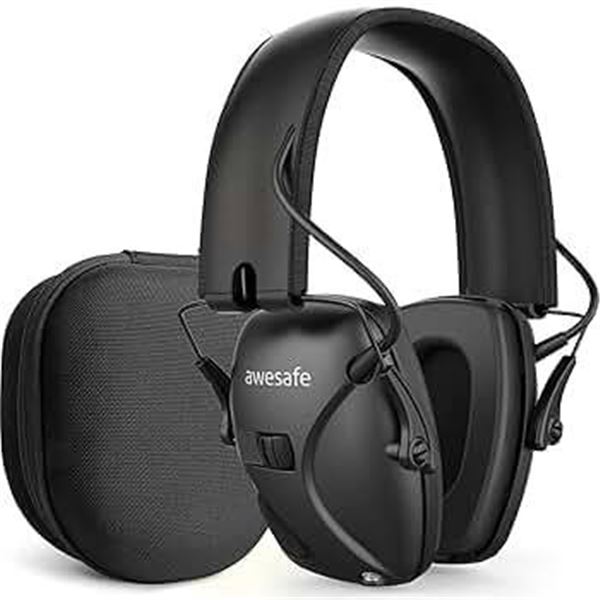 Awesafe B0797VJXH9 Electronic Shooting Sports Earmuff with Storage Case