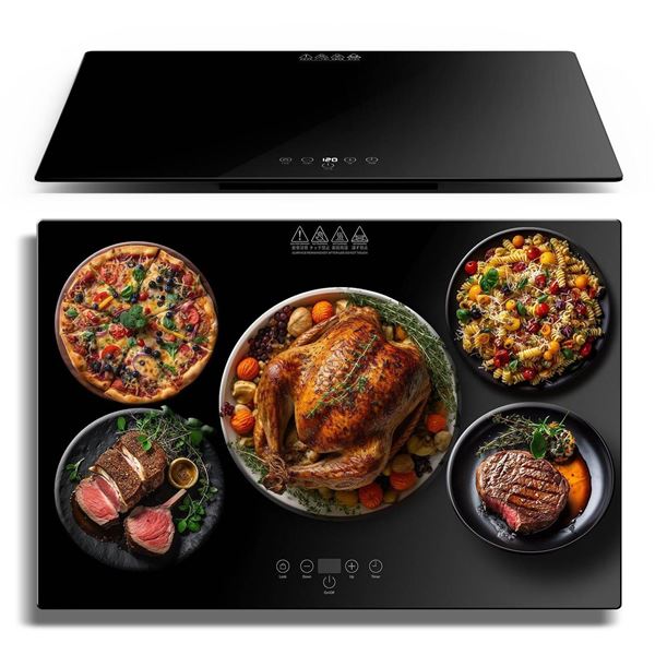 Two Food-Heating Plates