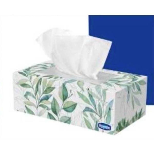 Royale Carbon Neutral 2-Ply Facial Tissue, 18 Units