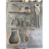 Image 1 : Vintage Metalworking and Equestrian Tools and Accessories