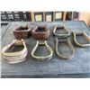 Image 2 : 7 Leather And Metal Horse Stirrups
