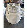 Image 4 : Three Sculptural Clay Vases In White Tones