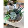 Image 2 : Artificial Plants with Assorted Decorative Vessels
