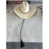 Image 1 : Resistol Genuine Mexican Palm Straw Hat with Decorative Band