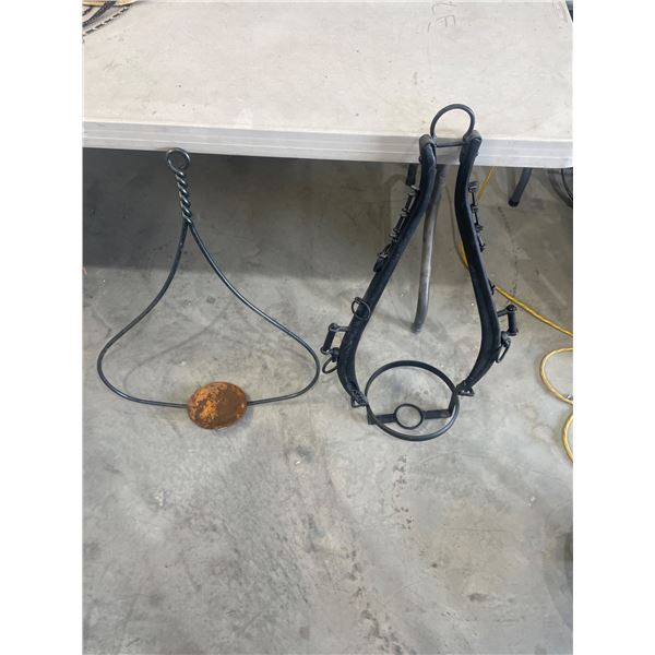 Horse Harness Collar with Metal Yoke