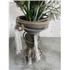 Image 2 : Artificial Floral Arrangement With Twine-Wrapped Stand