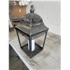 Image 2 : Metal Lantern with Decorative Design and White LED Candle