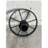 Image 2 : Metal Wheel With Central Hub and Axle Support