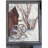 Image 2 : Two Framed Landscape Prints Depicting Rural and Mountain Scenes