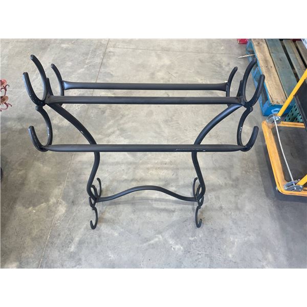 Metal Saddle Rack With Three Tiers