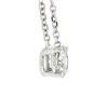 Image 4 : New 14K Gold .42 ctw Round Brilliant Diamond Solitaire Pendant w/ Adjustable Cha