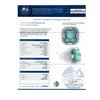 Image 4 : 3.66 ctw Emerald and 0.80 ctw Diamond Platinum Ring
