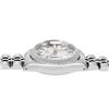 Image 6 : Rolex Ladies Stainless Steel Silver Index Engine Turn Bezel Watch With Rolex Box