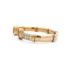 Image 3 : 18KT Yellow Gold 9.26 ctw Amethyst, Citrine & Diamond Flex Bangle Bracelet