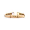 Image 4 : 18KT Yellow Gold 9.26 ctw Amethyst, Citrine & Diamond Flex Bangle Bracelet