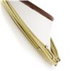 Image 2 : 18k Solid Gold Woven Multi Strand Wide Collar Necklace w/ Sapphire & Diamonds