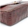 Image 4 : Chanel Brown Crocodile Leather CC Envelope Single Flap Shoulder Bag