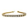 Image 1 : 10.07 ctw Diamond Tennis Bracelet - 14KT Yellow Gold