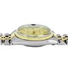 Image 6 : Rolex Mens Two Tone Gold And Steel Champagne Index Datejust Wristwatch 36MM