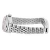 Image 7 : Rolex Ladies Stainless Steel Silver Index Dial Diamond And Sapphire Date Watch