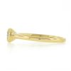Image 6 : NEW 14k Yellow Gold 0.53 ctw Marquise Bezel Diamond Solitaire Petite Simple Ring