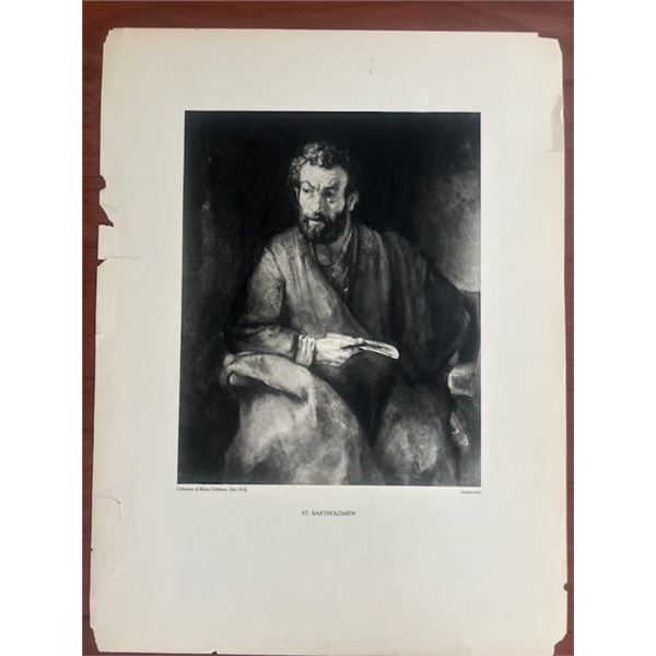 St. Bartholomew by Rembrandt