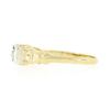 Image 5 : Antique 14k TT Gold 0.10 ctw Old Mine Cut Diamond Solitaire Petite Promise Ring