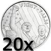 Image 1 : Donald Trump Fight Fine Silver Coin BUNDLE (20 TOTAL)