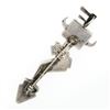 Image 3 : Ray Tracey Navajo Sterling Silver Lapis & Turquoise Broken Arrow Pendant Brooch