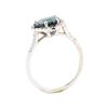 Image 4 : 2.66 ctw Sapphire And Diamond Ring - 18KT White Gold